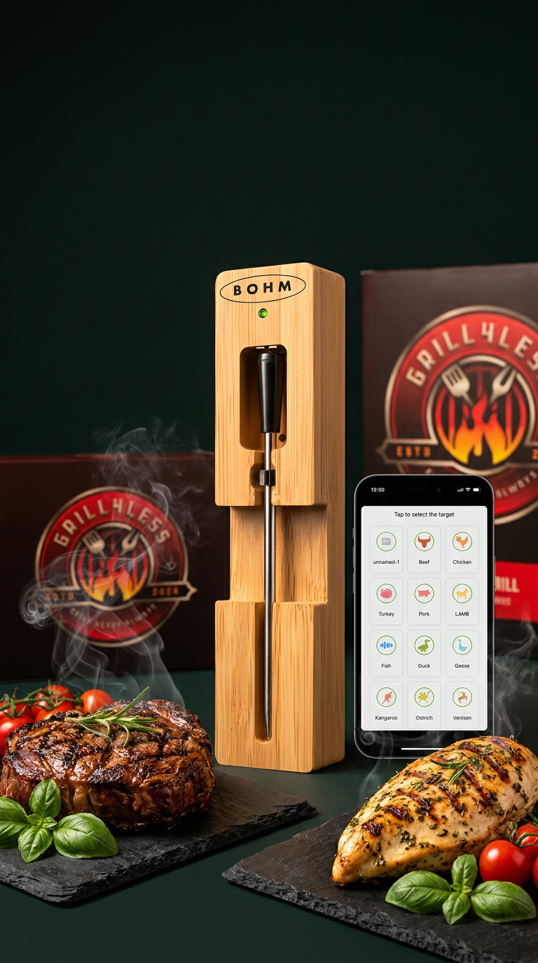 ProGrill Wireless Bluetooth Meat Thermometer