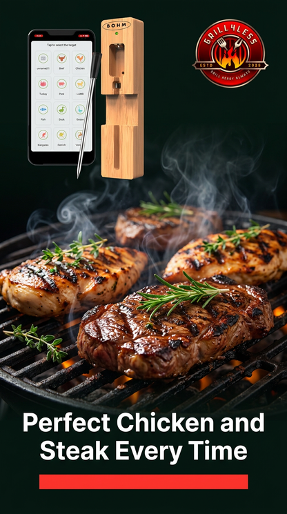 ProGrill Wireless Bluetooth Meat Thermometer
